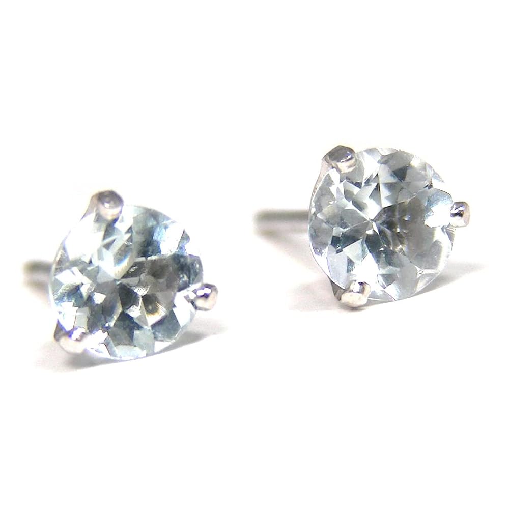 4℃　プラチナ　Pt900　アクアマリン　ダイヤモンド　シンプル　プチ　ピアス 楽天市場】サンタマリア アクアマリン ピアス Pt900 プラチナ